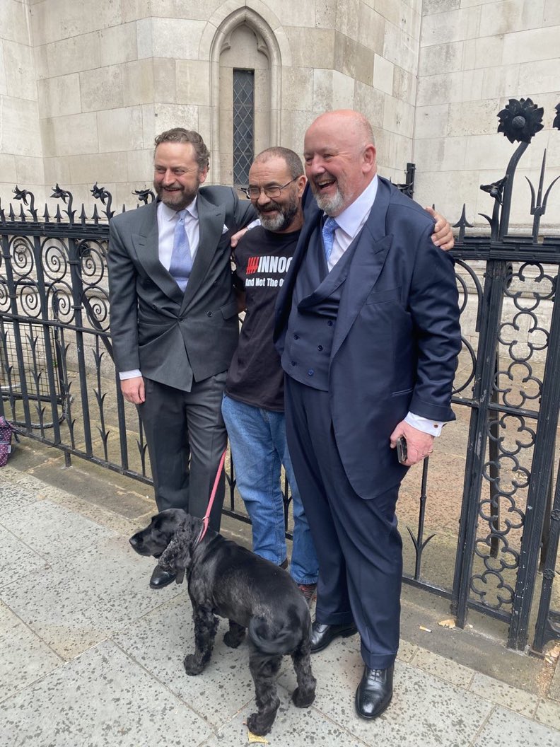 Remembering a happy day! Andy Malkinson freed from a life sentence. Over a year now, and Andy is still fighting for answers, and the means to live in dignity.