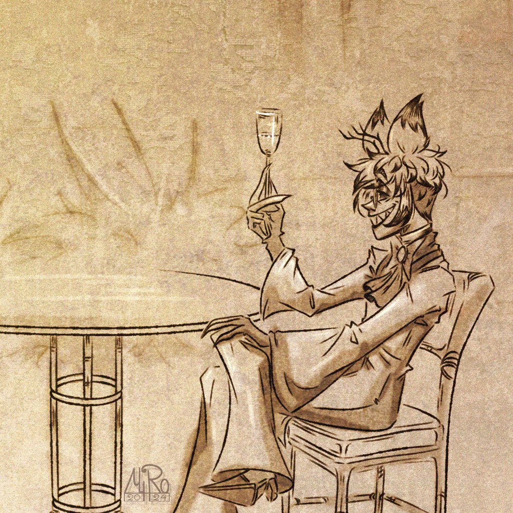 #RadioRoseWeek #RadioRose2024 #HazbinHotel #HazbinHotelFanart #HazbinHotelAlastor #radiorose

Day 1: "First Meeting"