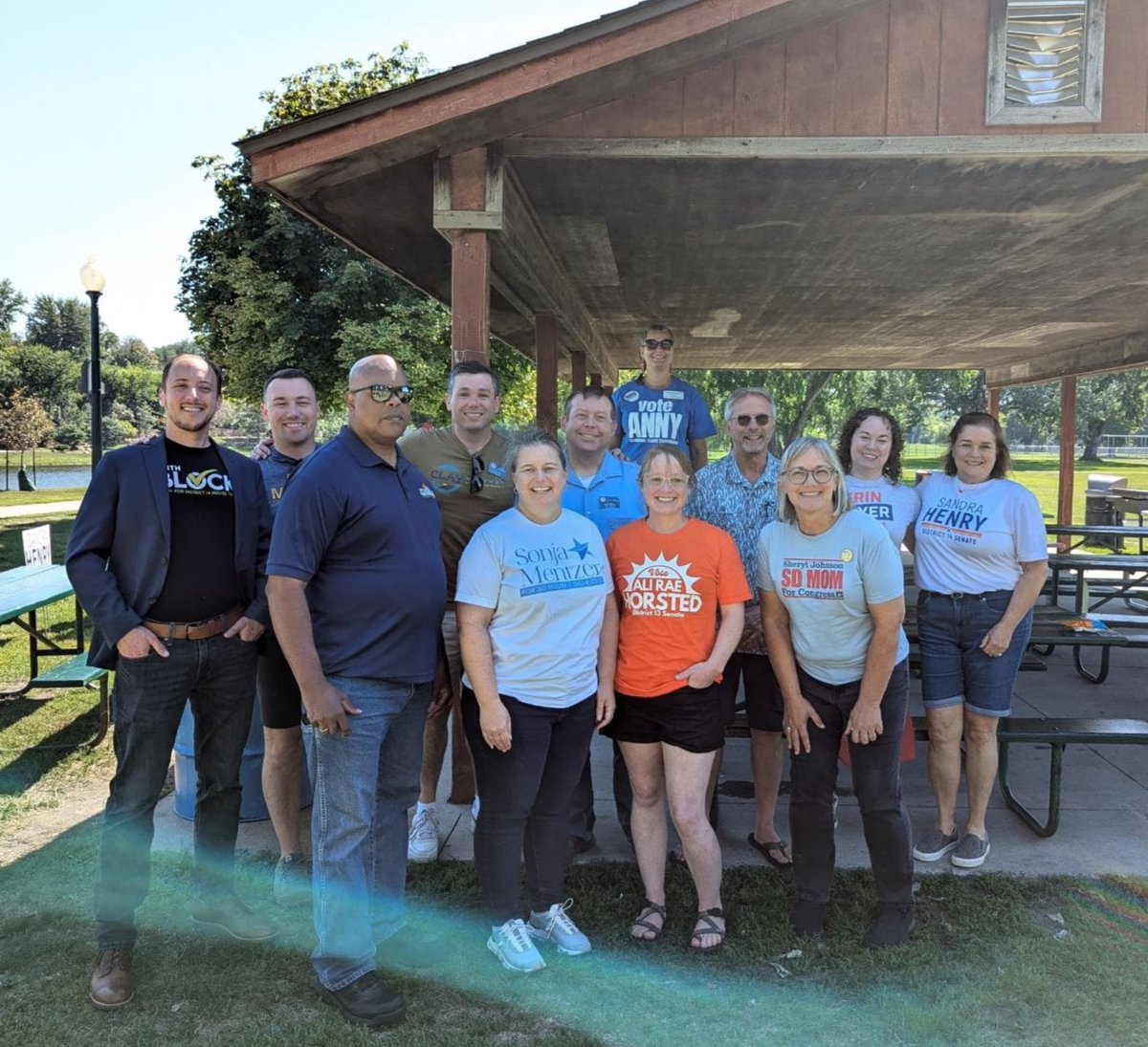 Happy Labor Day! I was honored to join other candidates in attending the SD State Federation of Labor's Annual Labor Day Picnic. In the State Legislature, I will be an ally of working families and organized labor, and I will work for better lives for all South Dakotans!