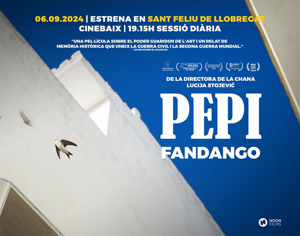 NOON FILMS (@noonfilms) on Twitter photo Aquest divendres 6 de setembre, estrena de Pepi Fandango a <a href="/ZumzeigCinema/">Zumzeig Cinecooperativa</a> | Cinemes Maldà i <a href="/CineBaix/">CineBaix</a> 💥a sota trobareu els horaris - amb sessions especials amb <a href="/lucija_stojevic/">Lucija Stojevic</a> y Pepi ☄️ Aquest divendres 6 de setembre, estrena de Pepi Fandango a <a href="/ZumzeigCinema/">Zumzeig Cinecooperativa</a> | Cinemes Maldà i <a href="/CineBaix/">CineBaix</a> 💥a sota trobareu els horaris - amb sessions especials amb <a href="/lucija_stojevic/">Lucija Stojevic</a> y Pepi ☄️