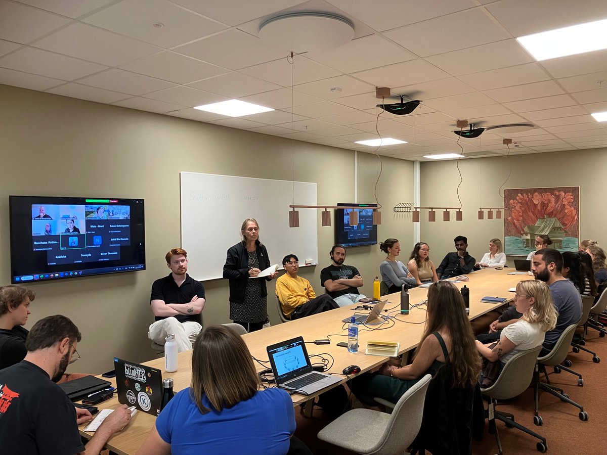 Today  22 students – from Colombia, Sri Lanka, Bangladesh, Georgia, Nigeria,  Hungary, Sweden, Switzerland, Norway, Germany, Peru and Greece – started  our Nordic Master’s programme in Sustainable Production &amp;  Utilization of Marine Bioresources. Welcome! 
tinyurl.com/3ekvfs9x