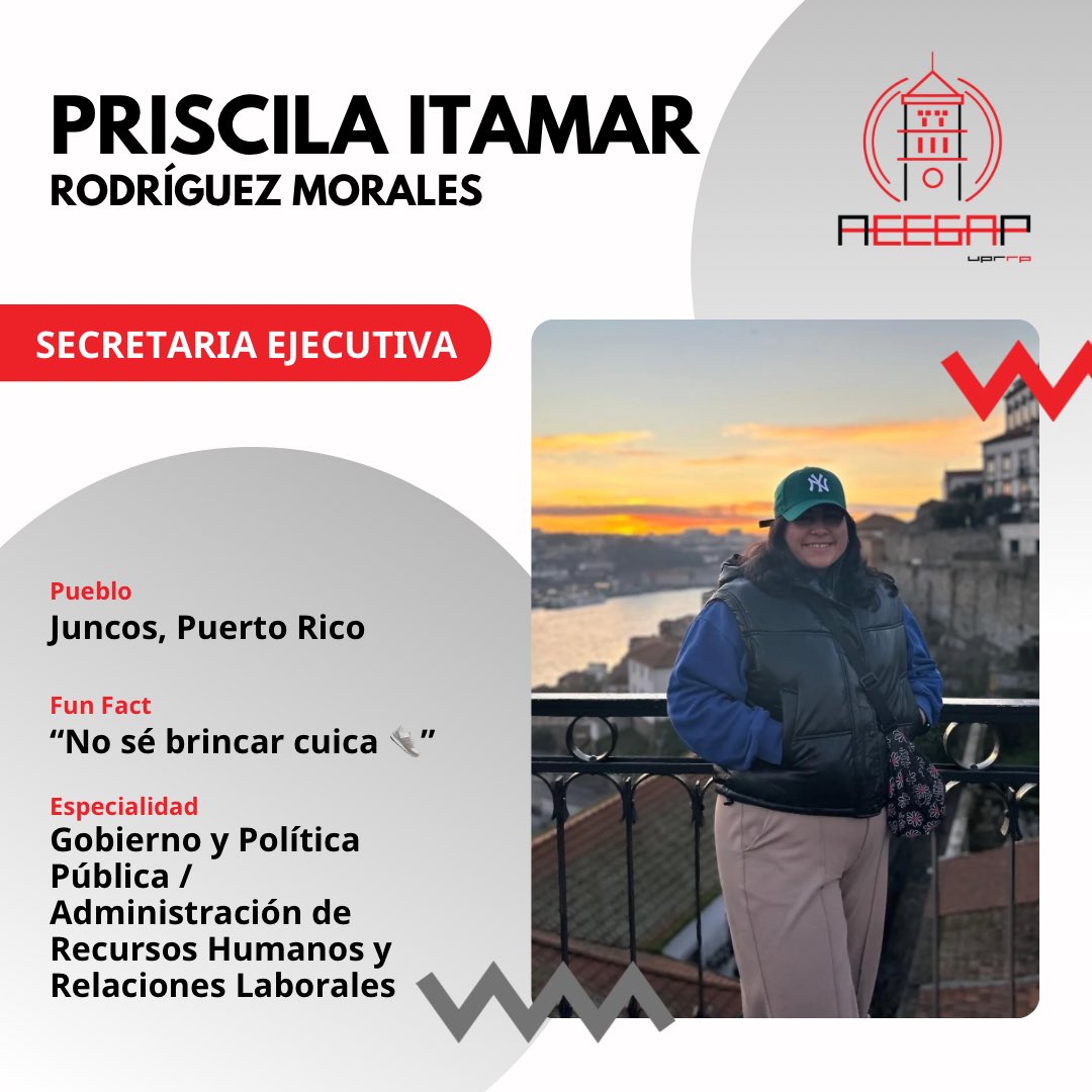 aeegap_upr's tweet photo. ✨Continuamos con la presentación de Priscila Itamar Rodríguez Morales, Secretaria Ejecutiva✨ #aeegap #directiva #secretariaejecutiva #uprrp https://t.co/Lytefrv58G
