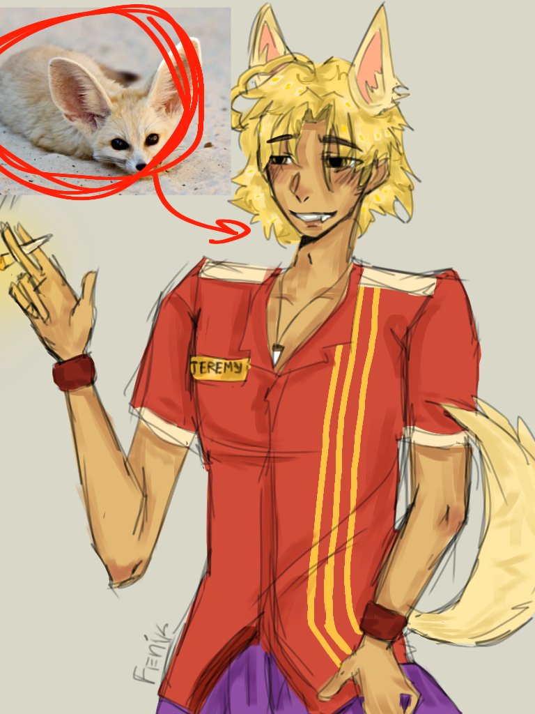 FEnnIIKX's tweet photo. YAAY Jeremy as fennec🥹 #FNAF #blueycapsules https://t.co/mTUDnMY5md