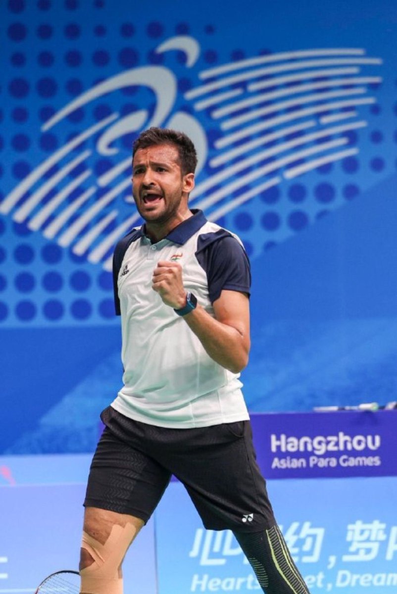 Yogeshkherli's tweet image. पेरिस पैरालंपिक्स के &apos;बैडमिंटन सिंगल्स इवेंट&apos; में हरियाणा के नीतेश कुमार को गोल्ड मेडल जीतने की 
 बहुत-बहुत बधाई ।
#NiteshKumar #Paralympics