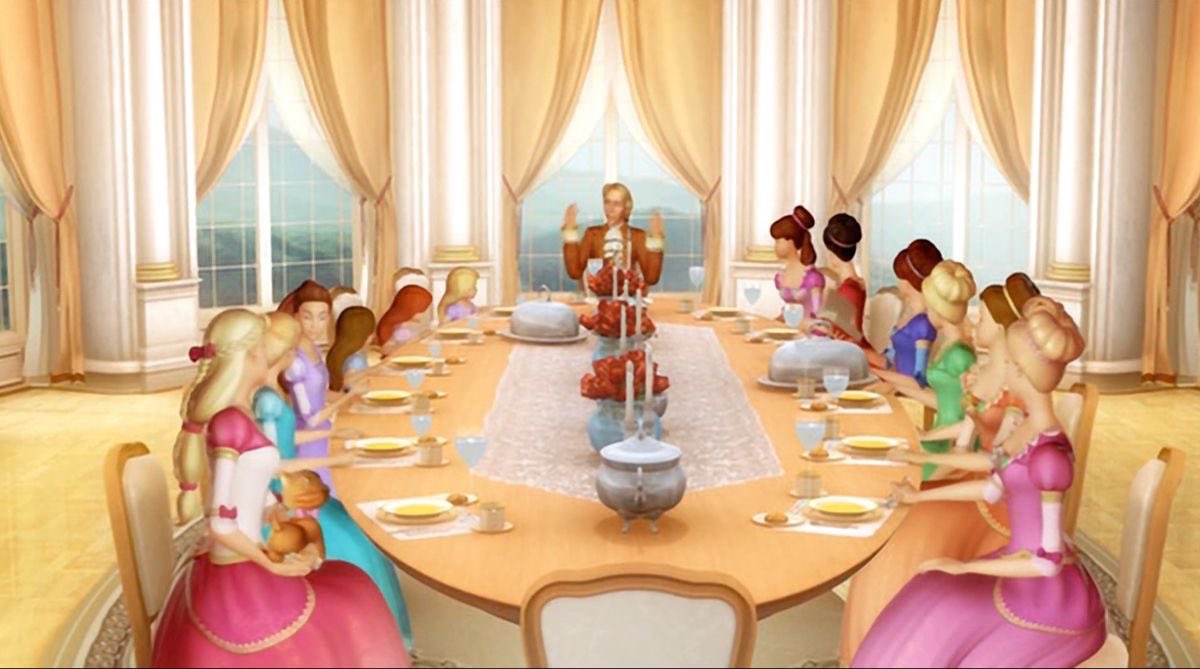barbienostalgic's tweet photo. Barbie in the 12 Dancing Princesses (2006) https://t.co/UapvzEXutI