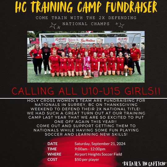 Calling all GU10-GU15 players to come train with us on Sept. 21! Register here:
forms.gle/BPFsGnQmxP2cAk…