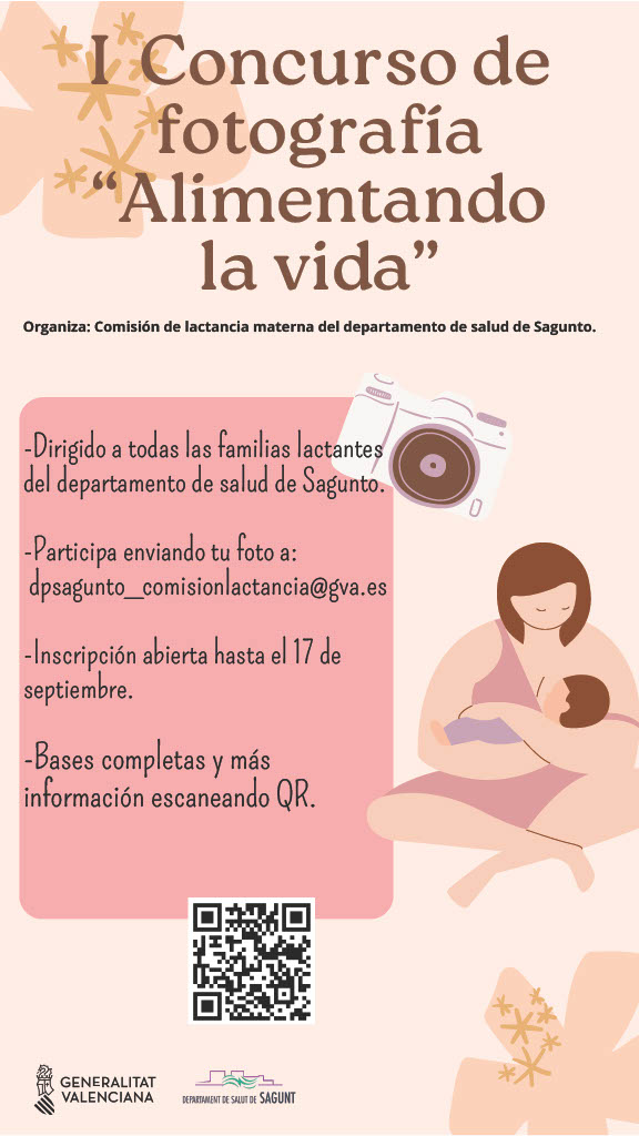 📢¿Qué todavía no has mandado tu foto al I Concurso 'Alimentando la vida' organizado por la comisión del lactancia materna del <a href="/GVAsagunt/">DS Sagunt</a>?

😉No te preocupes, aún estás a tiempo...‼️
PARTICIPA mandando tu 📸 y enséñanos cómo alimentas su vida🤱

sagunto.san.gva.es/es/noticias/-/…
