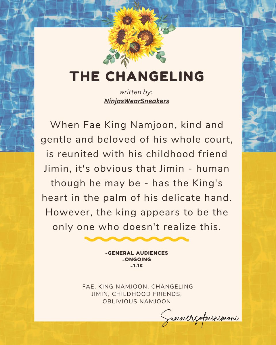 ₊✩🌻•Summers of Minimoni•🌻★₊ - RESTING (@minimonifest) on Twitter photo 🌻 The Changeling 🌻
🌞author: <a href="/NinjasWear/">Heulwen 💜✨ NinjasWearSneakers 🥷👟</a>
🔗link:archiveofourown.org/works/58342984… 🌻 The Changeling 🌻
🌞author: <a href="/NinjasWear/">Heulwen 💜✨ NinjasWearSneakers 🥷👟</a>
🔗link:archiveofourown.org/works/58342984…