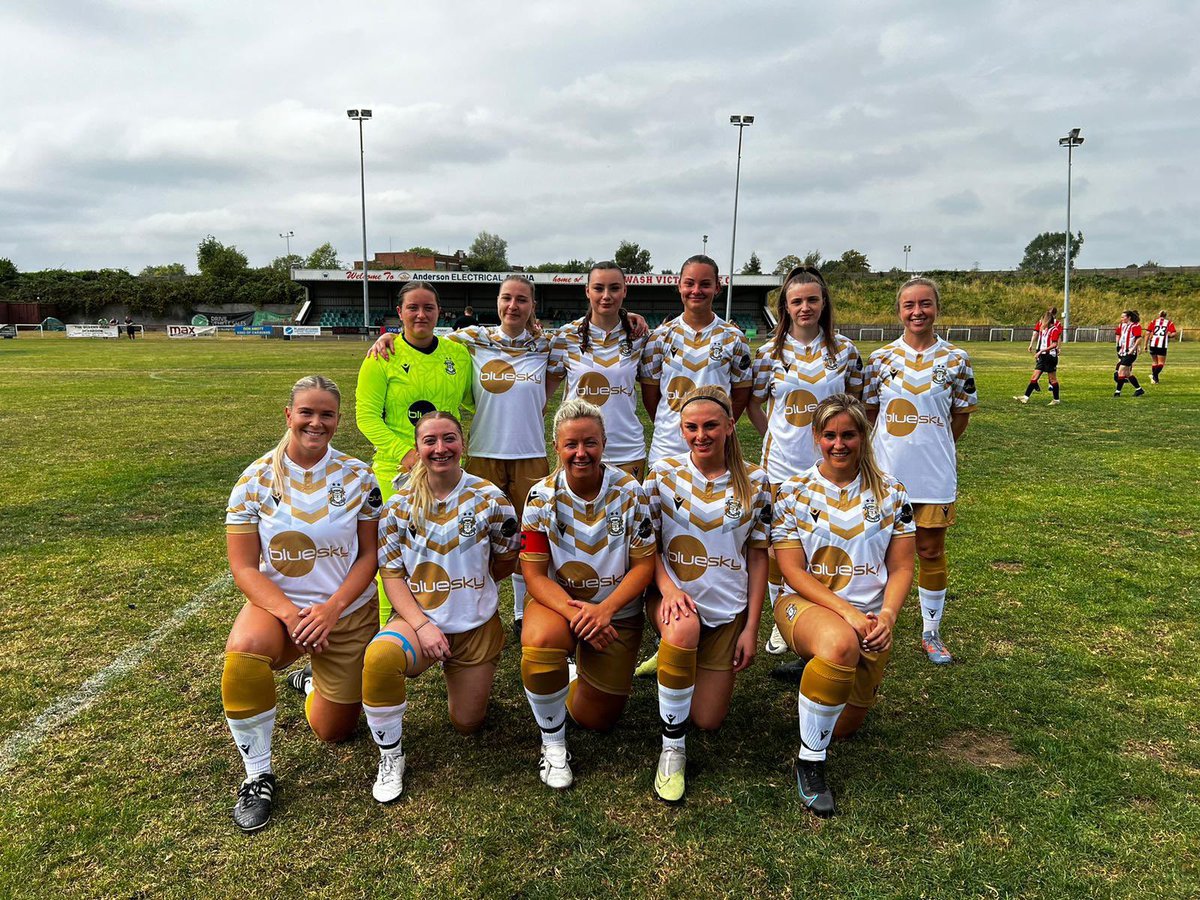 tamworthfcwomen's tweet photo. Starting XI against @VicsLadies in our 24/25 away kit 💛🤍 https://t.co/mxCWgsLhuD