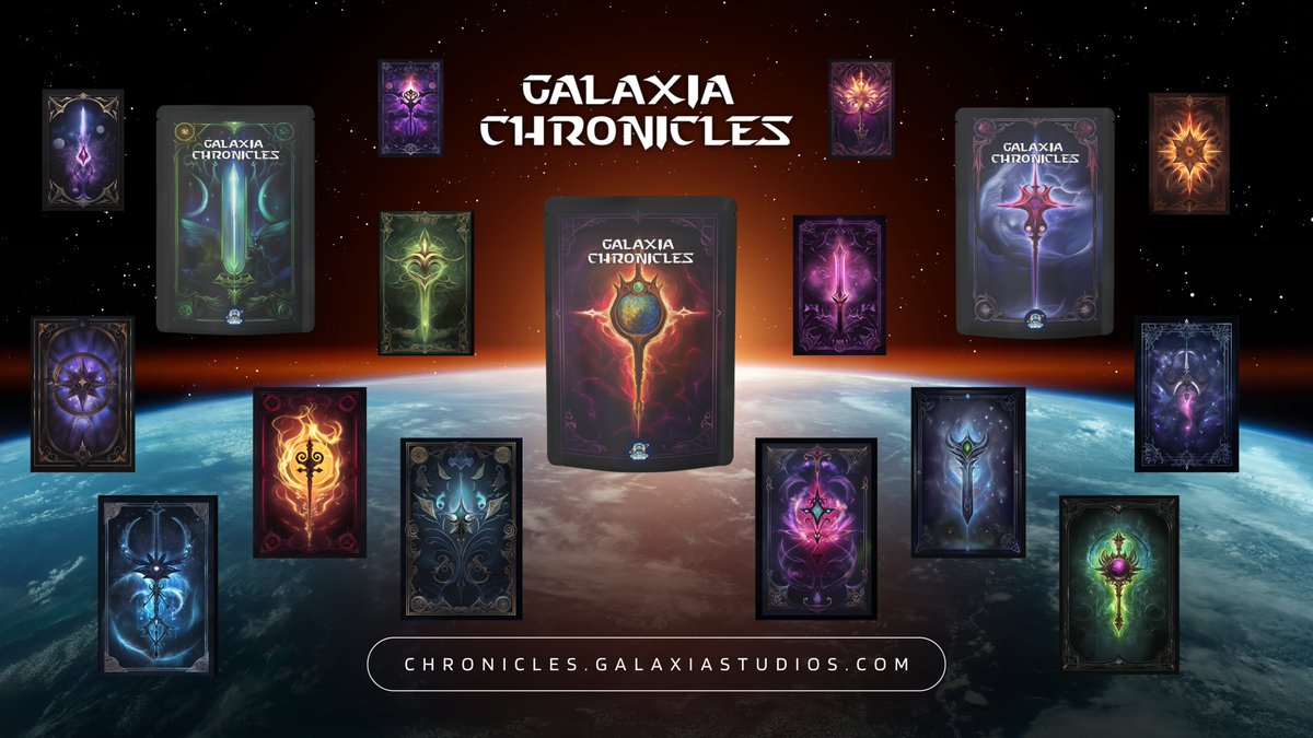 Galaxia3Studios's tweet photo. 🚀 Galaxia Chronicles is now LIVE on #Ethereum Mainnet! 🚀

✨🌌 Step into the galaxy and experience a TCG like no other. 🌠 Uncover mysteries, 🛸 conquer cosmic challenges, and shape your destiny among the stars! 🌟

🪐 Join the adventure now:
https://t.co/z9XzbWgZNM ✨ https://t.co/yaSPHTi36A