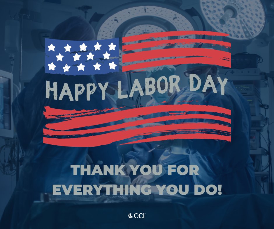 cci_nurses's tweet image. Happy Labor Day! CCI wishes you a wonderful and safe holiday! #CCI #LaborDay #WorkforceAppreciation #periopnursing

Share your celebrations with us!