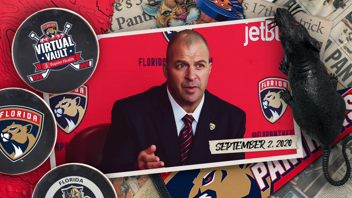 FlaPanthers's tweet photo. 🗓️ September 2, 2020: Bill Zito is announced as our new General Manager, paving the way for a new era of Panthers hockey!

See more memories in our @BaptistHealthSF  Virtual Vault! » https://t.co/q5juSWpum3 https://t.co/MFOsiV62hO