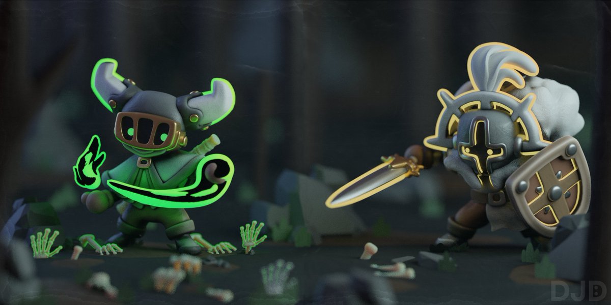 Daniel_Dutton's tweet image. I want to make more little knights
-repost because I love them-