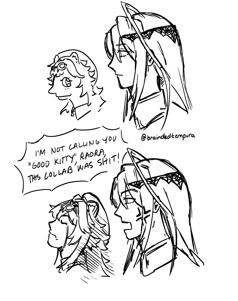 im not sure what possessed me to draw this ... to whoever sees this i am so sorry
#BloodflameArt #RaoArt #RaoRose #bloodpanther #lizotto #flamepanther