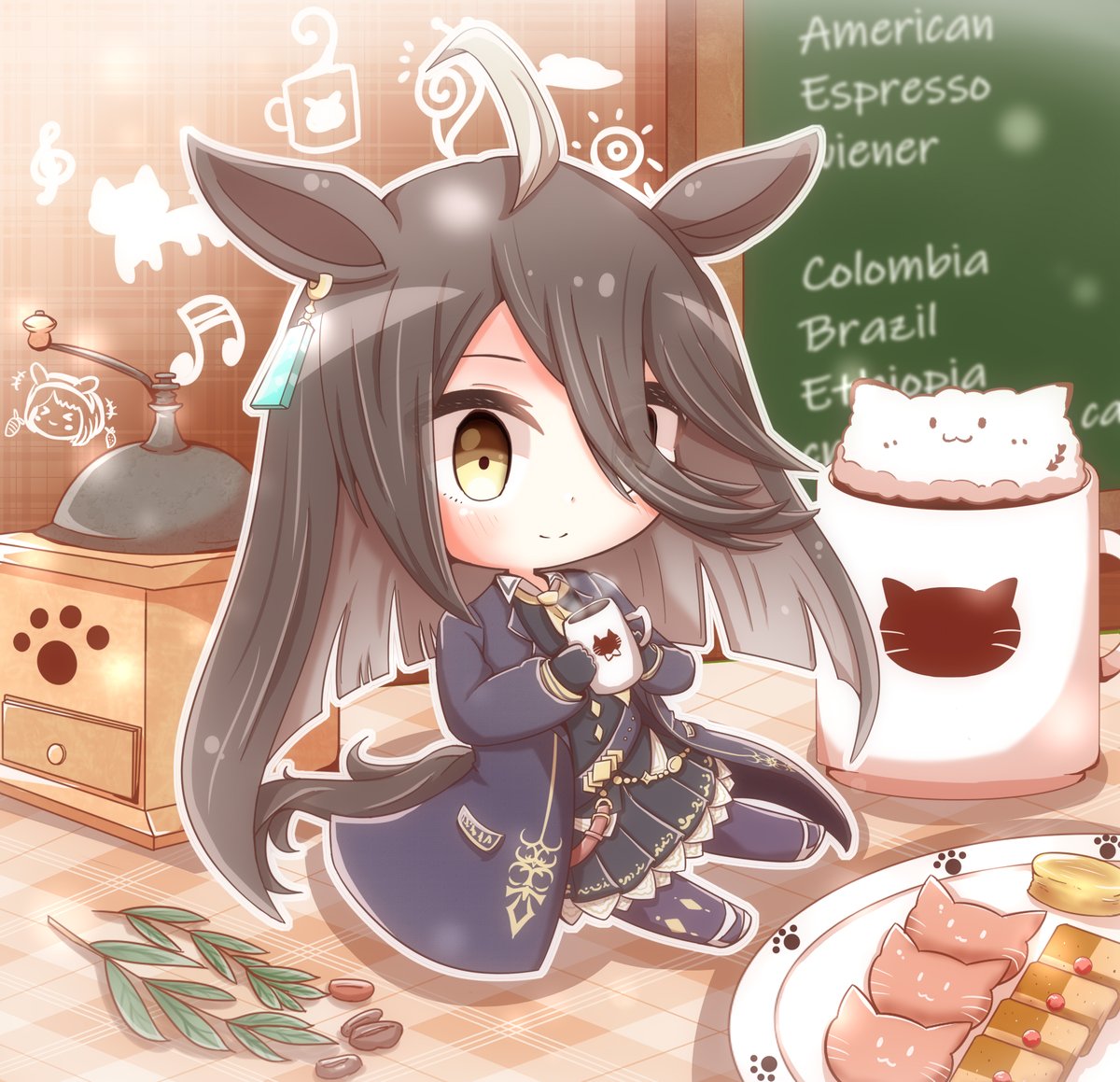 ウマ娘「 #マンハッタンカフェ #ウマ娘」|ragのイラスト