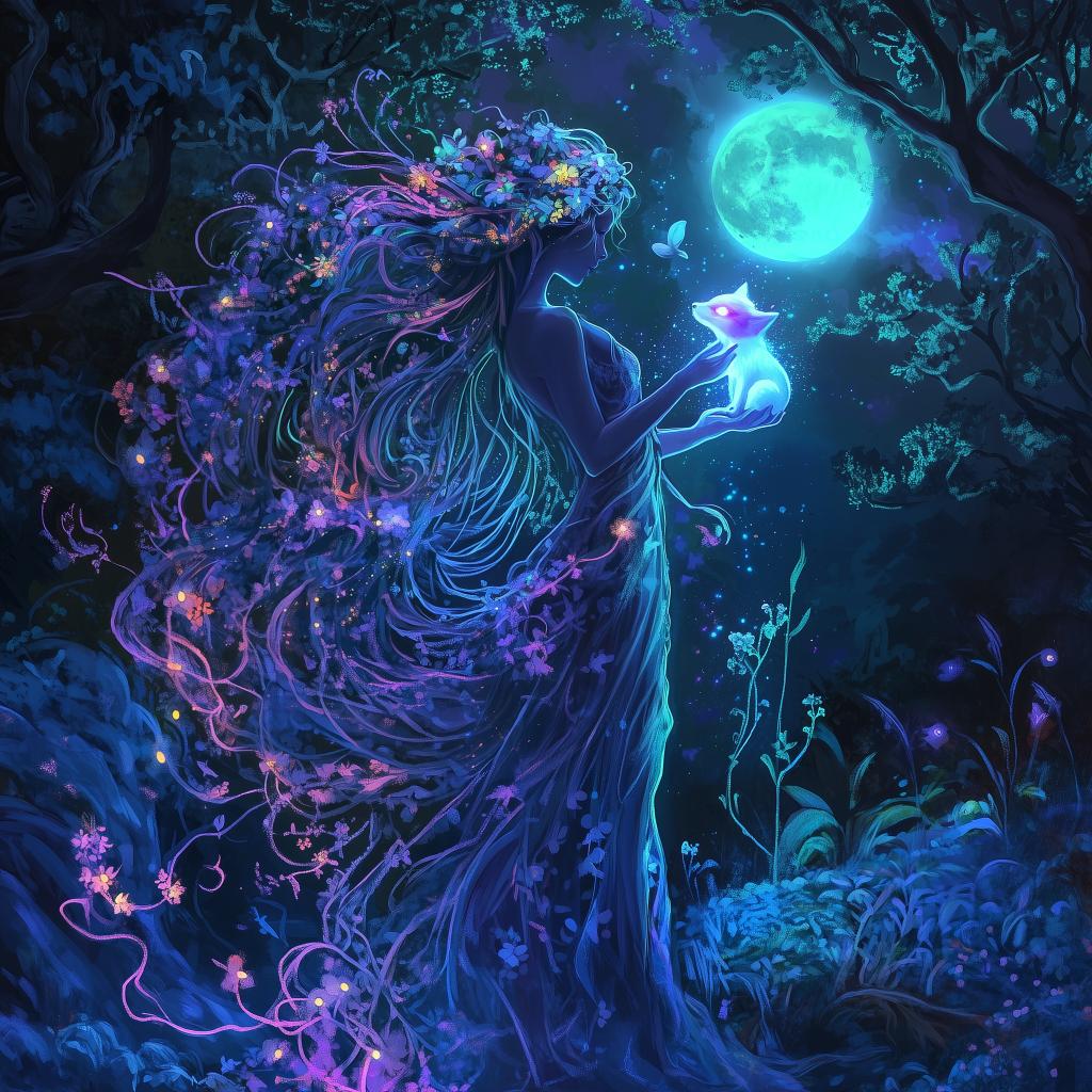 Swetlana_art's tweet photo. Gn fam🌿

 💜🌀NEW DROP🌀💜 

            "The Moonkeeper"
            🌒🌓🌔🌕🌖🌗🌘
"She is the Moonkeeper, and her mission is eternal, like the moon itself, illuminating the path in darkness and offering hope for everlasting harmony."

🦊3/3
🌗35 XTZ
https://t.co/VFDeNTuEU4 https://t.co/SJMNuHdPhU