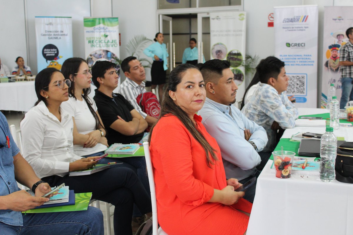 comagaec's tweet photo. #Taller/COMAGA, en coordinación con el  @MAATE  iniciaron en Lago Agrio la jornada de capacitación  "Acuerdo Ministerial 113 - Plásticos de un solo uso - Separación en la Fuente - Economía Circular Inclusiva" dirigido a personal técnico administrativo del área ambiental de GAD https://t.co/wbVebZr0fJ