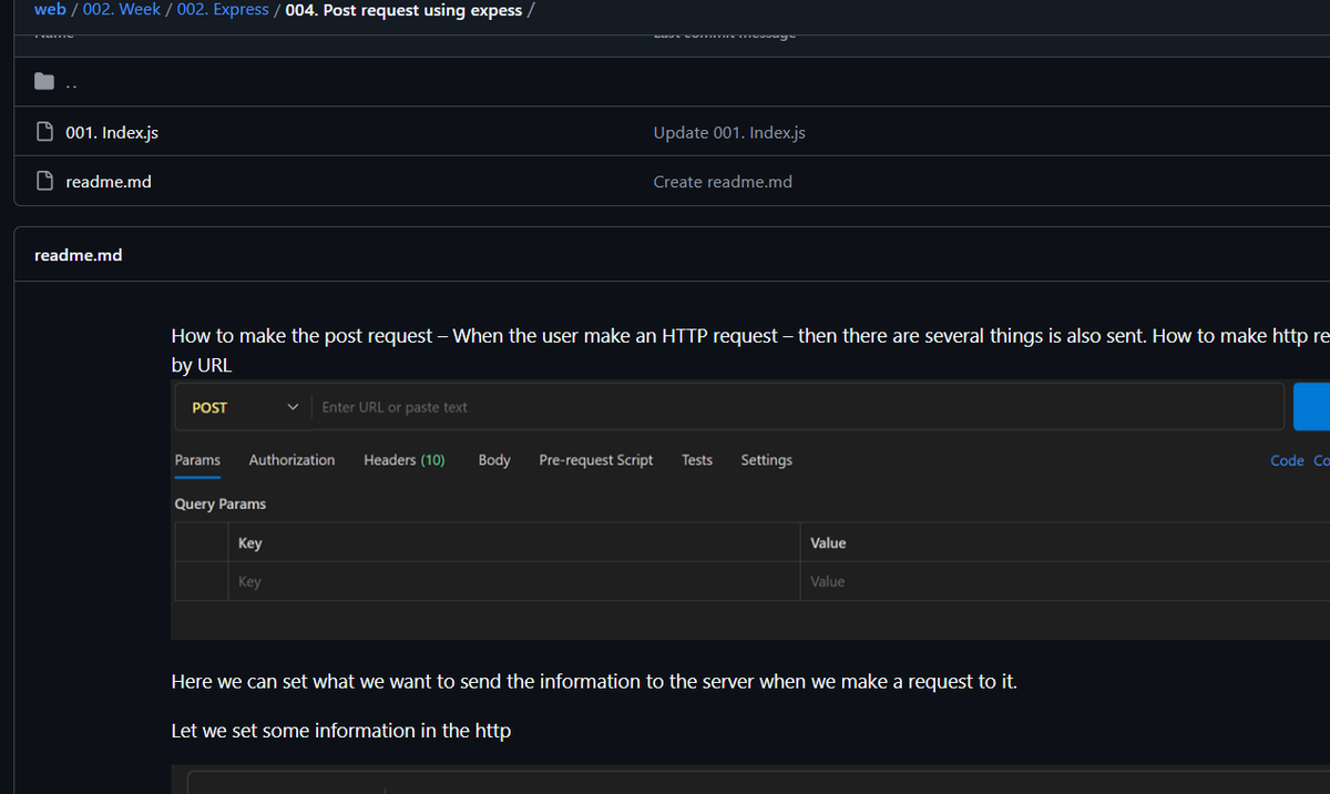 github.com/ManishKumar-ar…
i submit my code and notes like this on the github
i think it was good way
#web #kirat #connect #notes #Express #node