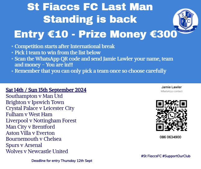 StFiaccsFC's tweet photo. We are looking for your support guys @waynemurphy025 @harrysarticles @FletcherK25 @shanelfcdeere @DarrenMurnane @Johnnyboy200421 @petedorgan https://t.co/nFGjb6Lb3X