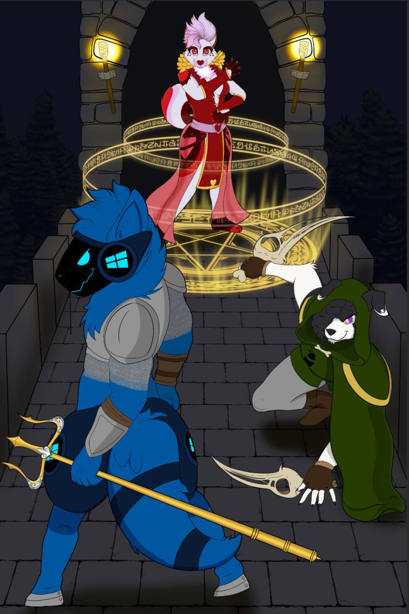 Neon Hyena Art tweet media