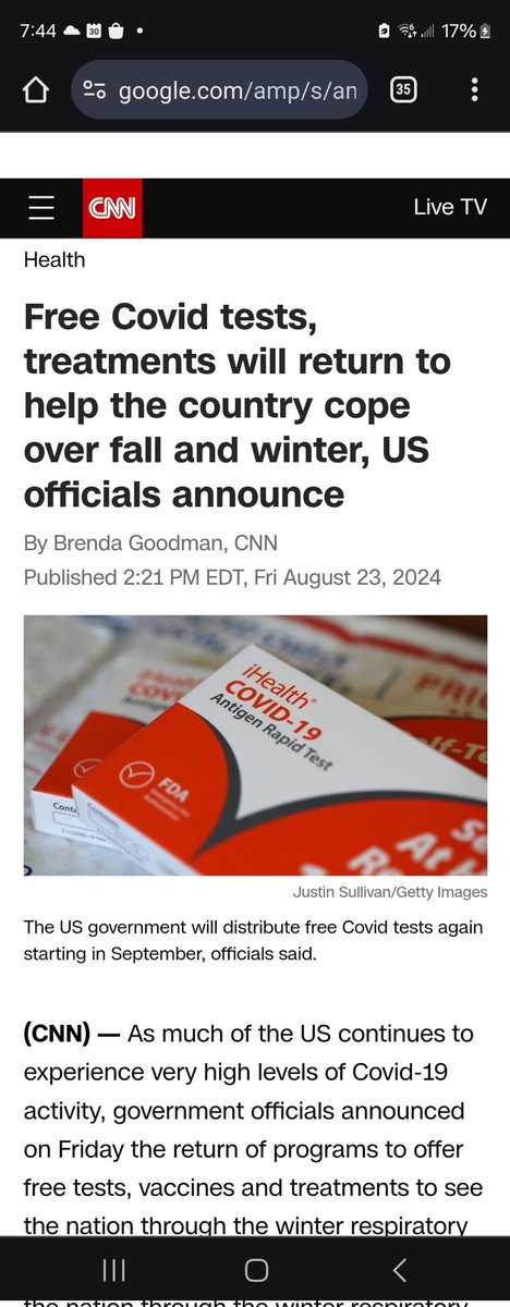 Free tests &amp; treatment: US government Paxcess program will  continue to distribute free Paxlovid through the end of 2024. "Pfizer will take over the program starting in 2025 and continue to provide government-purchased Paxlovid to people who are uninsured or underinsured..."