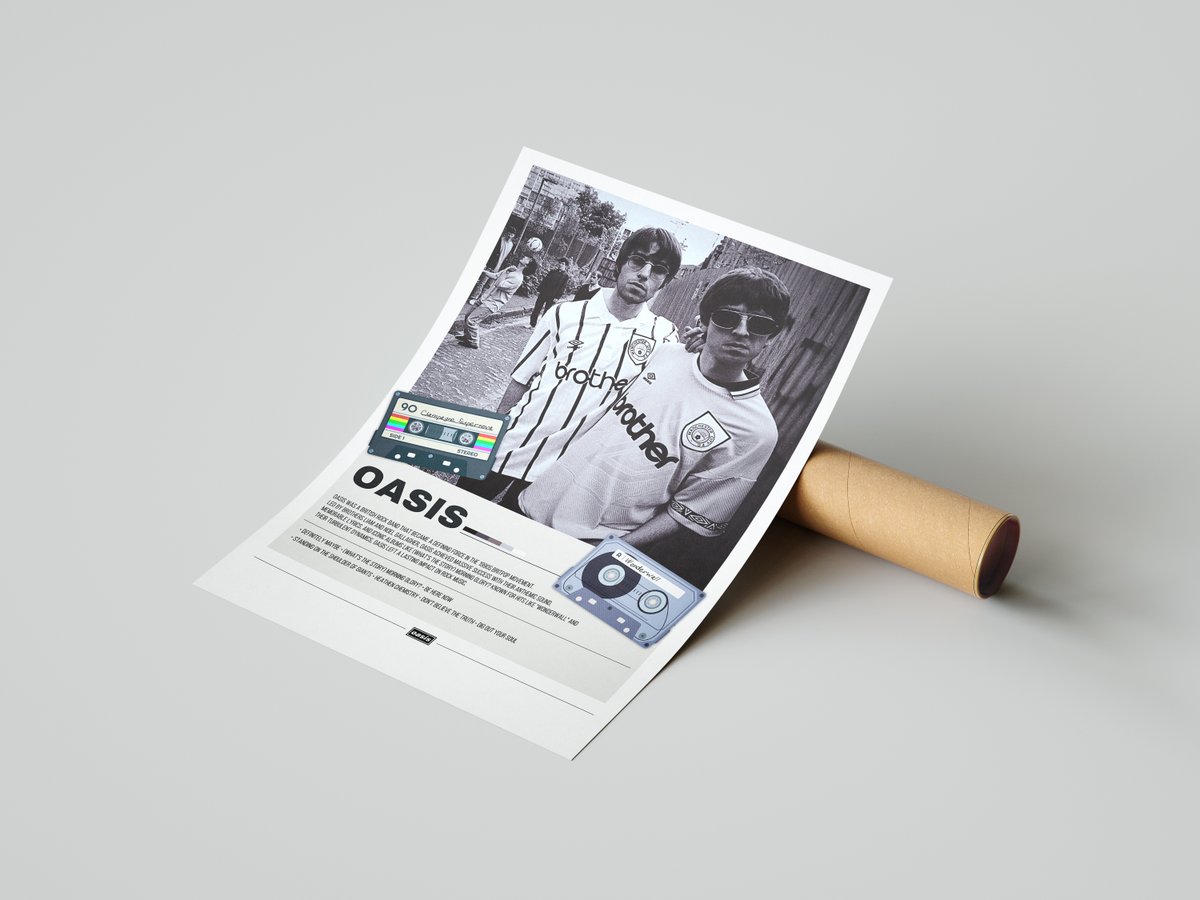FrameCultureArt's tweet photo. Our new @oasis print - coming to the store soon. 🎸

Inspired by the iconic band that defined a generation, this artwork is a must-have for every true fan. Stay tuned for the release!

Check out our other designs here: https://t.co/5mRb9iOlMf https://t.co/pUZHu4cQ3p