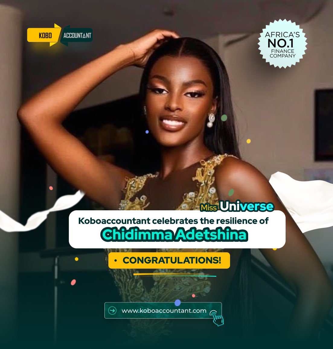 The African spirit is resilience. 

Chidinma's journey from a shattered dream to beauty queen shows the power of community and hope. 

Congratulations 🍾🎊🎈 

#Chidinma #Resilience #MissNigeria