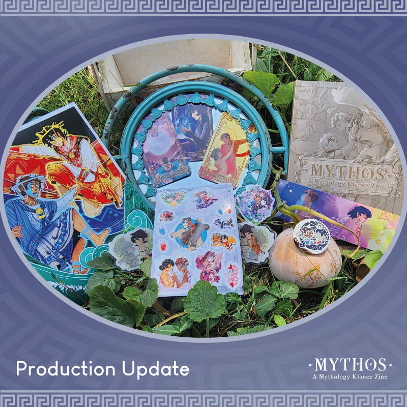 klmythologyzine's tweet image. ☀️PRODUCTION UPDATE ☀️

The merch and zine proof copy made it to our shipping mod, and everything looks mythical! The mass order is in the works, and we'll be ready to ship as soon as it's delivered! Are you as excited as we are? ☀️
