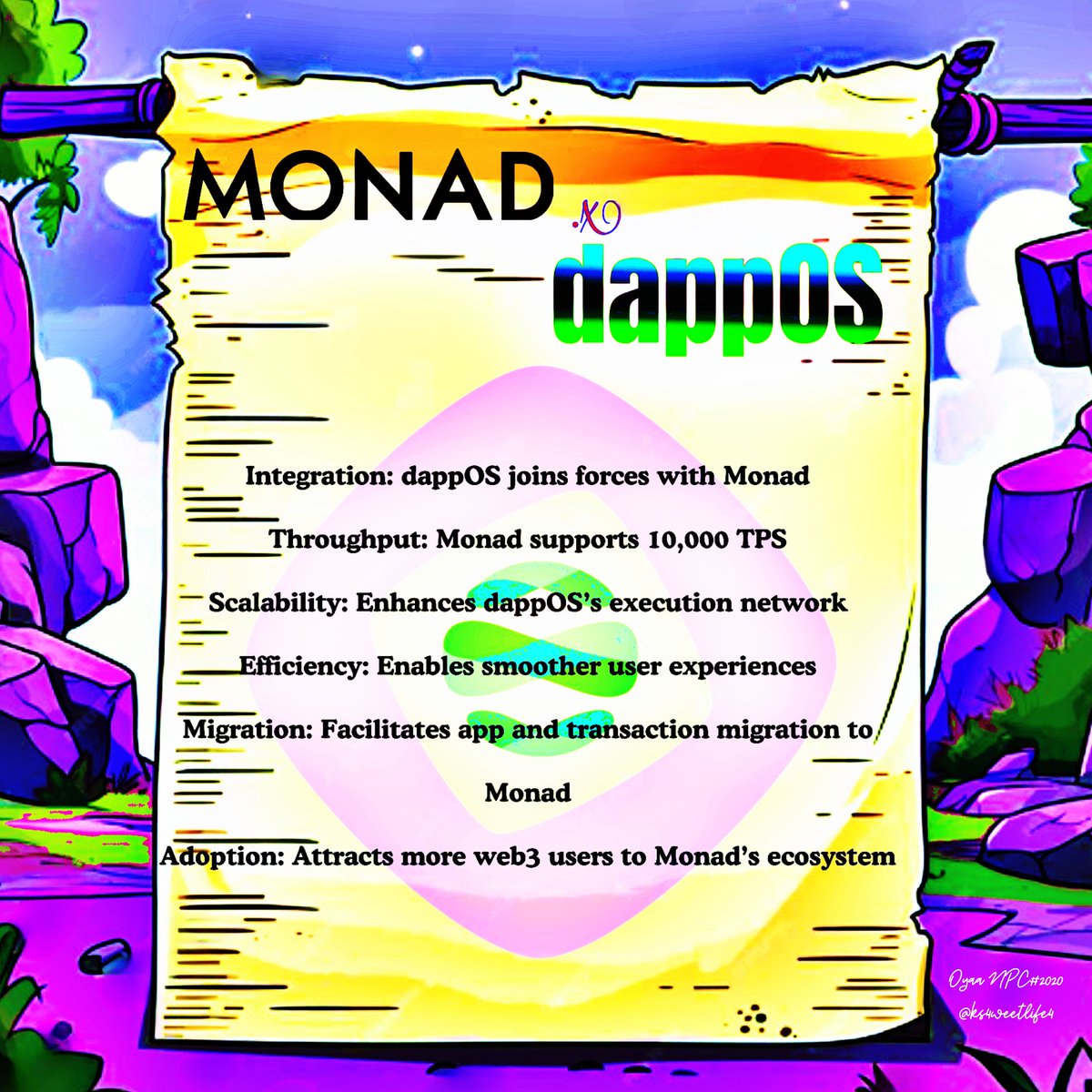 ks4weetlife4's tweet image. Elevating Web3 with smoother app moves and next-gen experiences !
@monad_xyz @dappOS_com
#Web3 #BlockchainIntegration #NextGenTech