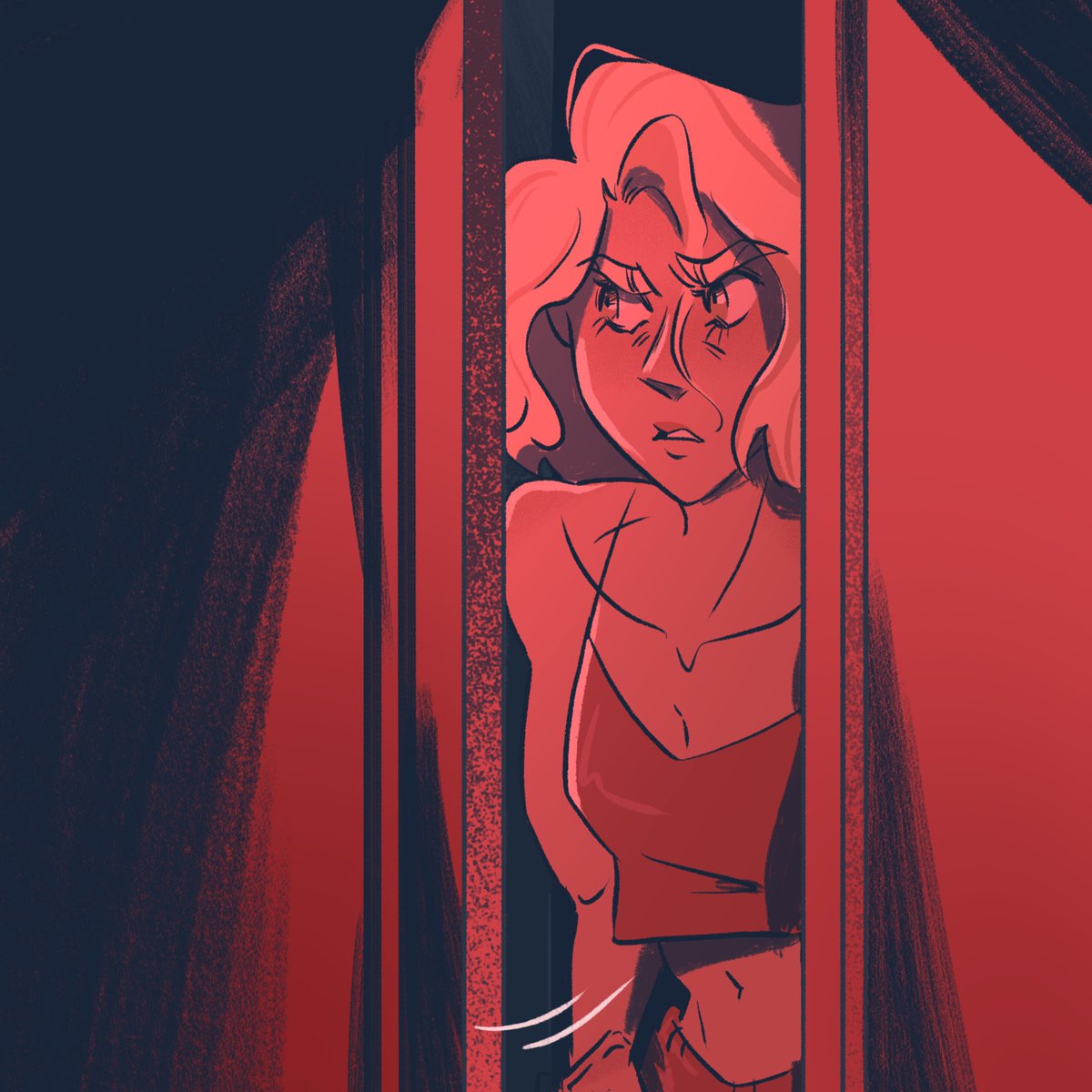 Things are really popping off, now! With Danny hurt and intruders everywhere, Gayle goes off on her own. This can't go well, right? 

Read Episode 37 of Seeing Red on SeeingRedComic.com and Webtoon Canvas!