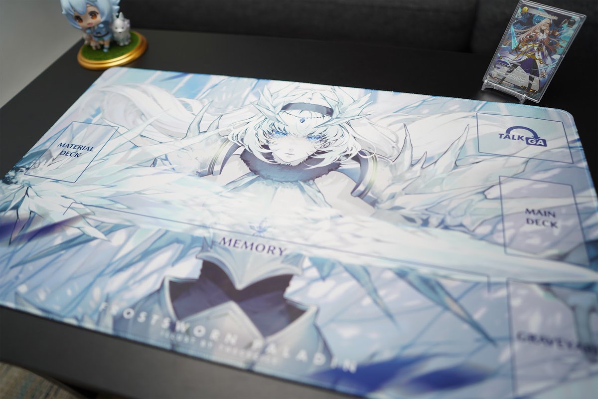 We’re very excited to launch TalkGA‘s first official playmat! Featuring premium materials and stunning artwork by <a href="/theCecilz/">Cecile</a>, we hope you enjoy using these playmats as much as we did making them! All proceeds go towards supporting the show!

Purchase here! tinyurl.com/talkgaplaymat