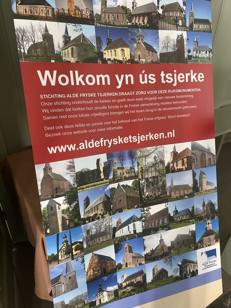 #Peins foto-ekspo yn ien fan de tsjerken fan ⁦<a href="/frysketsjerken/">Alde Fryske Tsjerken</a>⁩. Dizze stifting makket it mooglik dat in soad tsjerken iepen bliuwe kinne. #Fryslân hat de heechste tsjerketichtheid fan nederlân. ⁦<a href="/provfryslan/">Provincie Fryslân</a>⁩