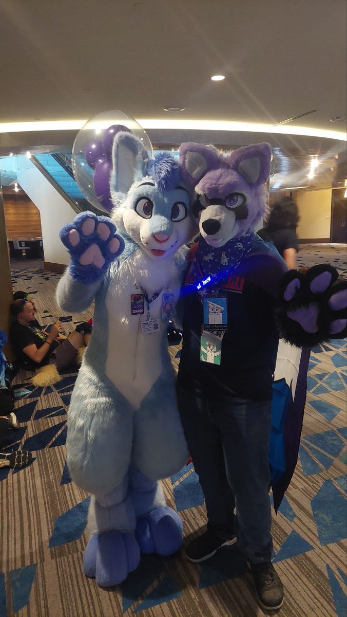 FStripestv's tweet photo. Had such a fun time at my first convention. Thank you to everyone who made my first experience great!
#Megaplex2024 #furryfandom #FURRY #indigopark #rambleytheraccoon https://t.co/SNVRYVzCVA