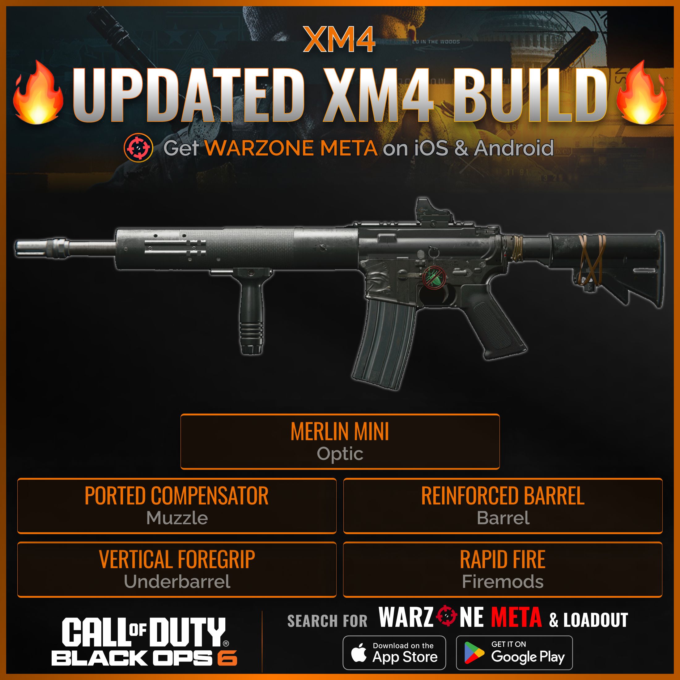Warzone Meta on X UPDATED XM4 LOADOUT If you want lower recoil drop Rapid Fire use either an Extended Mag or Quickdraw Grip Get more Meta Loadouts