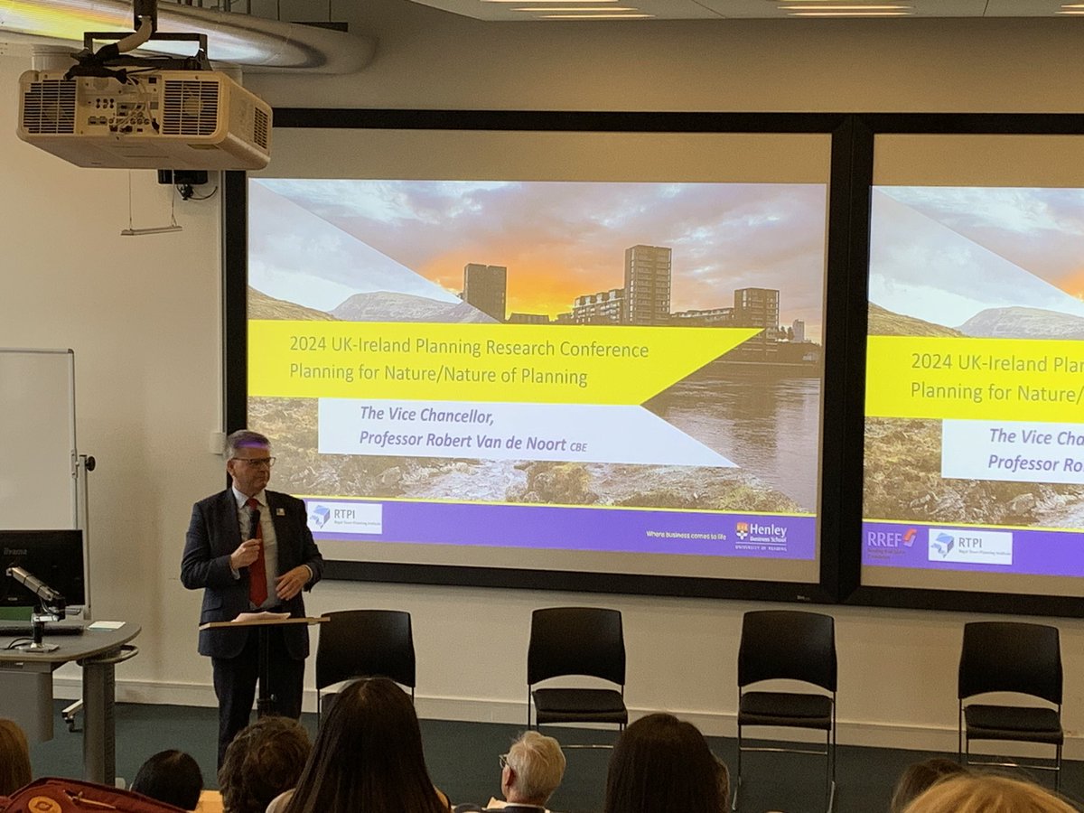 UK&amp;Ireland Planning Research Conference has started today. <a href="/UniofReading/">Uni of Reading</a> planning for nature and #naturefor planning. <a href="/UniRdg_Sust/">UoR Sustainability</a> leading by example with our award winning campus. Great way to start this topic. <a href="/HenleyBSchool/">Henley Business School</a> <a href="/REPatReading/">RealEstate&Planning</a>