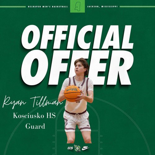 Blessed to receive an offer from Belhaven University! Thanks to <a href="/coachjoshbrooks/">Josh Brooks</a> <a href="/JWW_10/">John Wiley Works Jr.</a> for the opportunity! AGTG