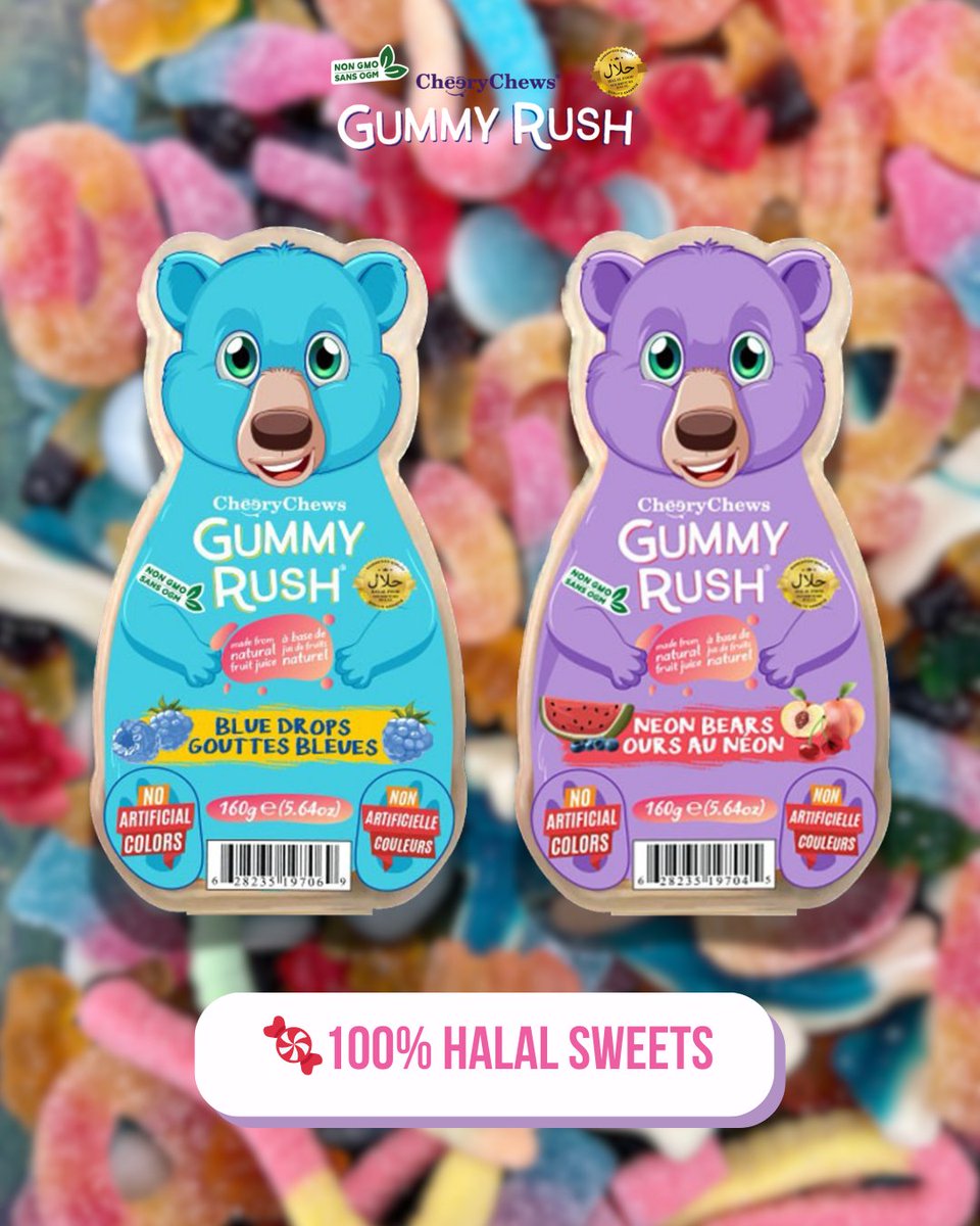 Are you choosing Blue Drops or Neon Bears? 🫐🧸

Let us know 👇

🍬All 100% Halal Sweets🍬

Ready to stock Gummy Rush? Head over to our website!

#GummyRush #FizzySweets #HalalSweets #HalalUK #SweetObsessed #SweetsUK #GummySweets #NaturalSweets #halalfood #halalfoodie