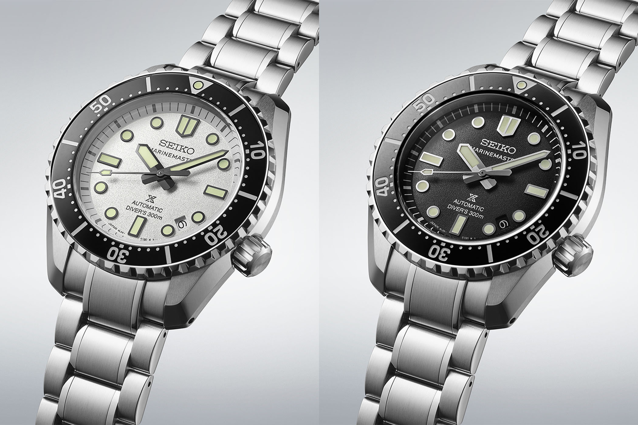 MONOCHROME Watches on X After the compact Marinemaster re introduction into seikowatches collection in 2023 the brand is now releasing a more robust version embodied in two new references SLA077 white...