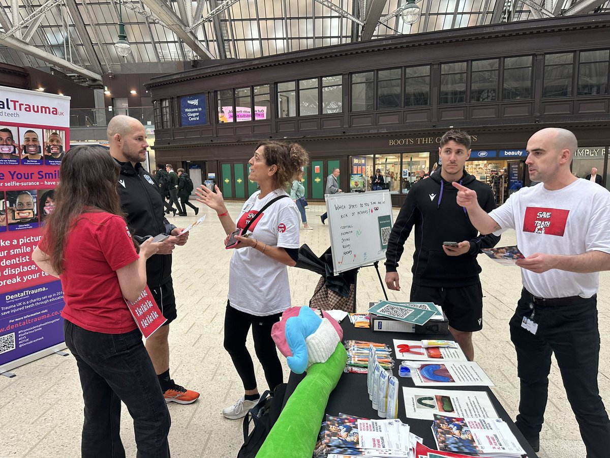 BethDentist's tweet photo. What a brilliant first day! Thanks to everyone who came down to support us in @meetglasgow @ifea2024glasgow @GlasgowWarriors @GGC_OralHealth https://t.co/YhQUknVxlp