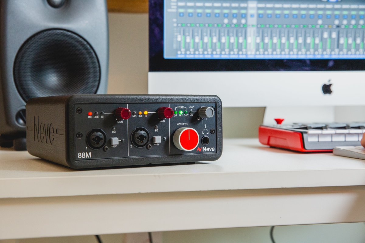 Bring the #NeveSound to your home and mobile recordings with the 88M 🙌

#AudioInterface