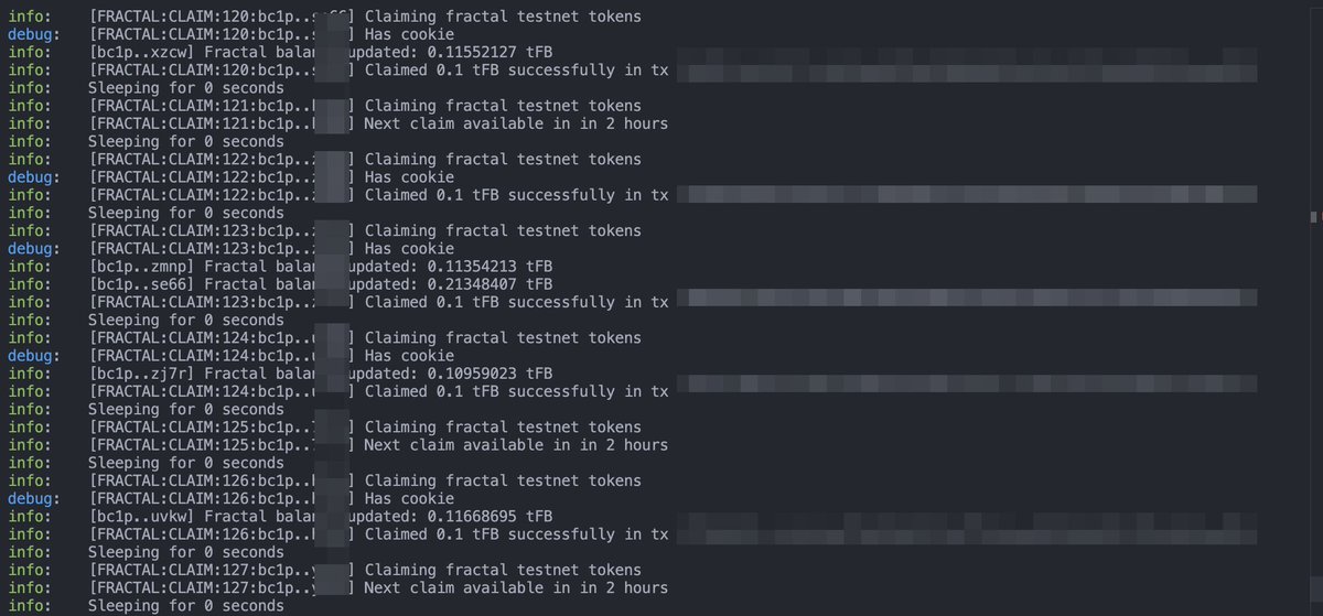 Farming Unisat Testnet with our new toolkit

Software and guide: github.com/Hashlight-Labs…

#FractalBitcoin