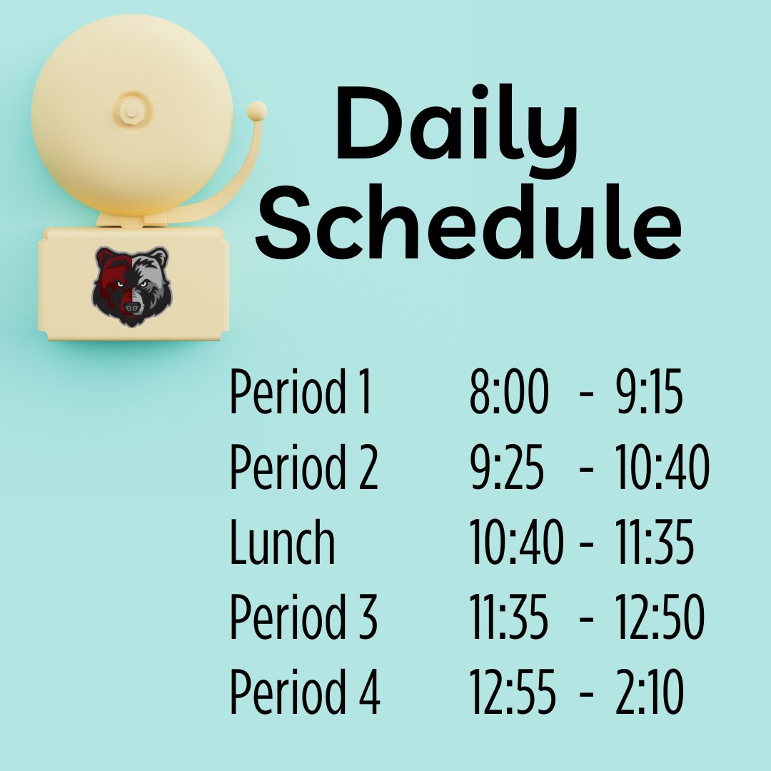 See you TOMORROW! 🌞 🐻 

Excited to welcome all our Bears into the Bear Den tomorrow morning!