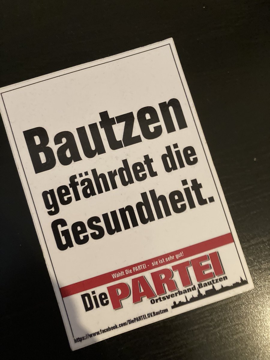 Wenn die Warnhinweise nicht helfen, versorgen wir das #Krisengebiet mit notwendigen Medikamenten. 

Bestellungen werden morgen beim Stammtisch 19:33 in #BrownUnder entgegen genommen.

#Bautzen #Katastrophentouristenhotspot