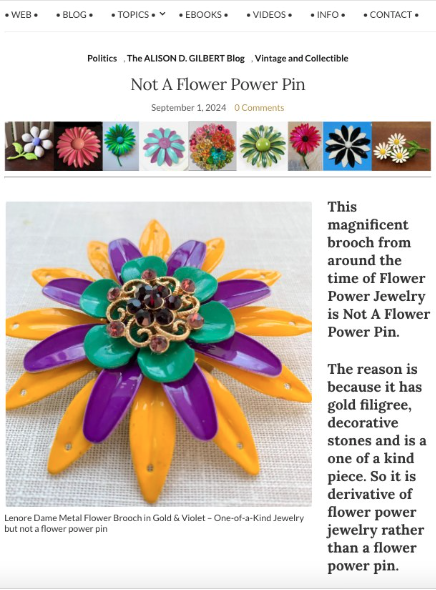 AlisonDGilbert's tweet photo. Anothere blog post about 'flower power pins'. It is called Not Flower Power Pins. https://t.co/TSJYNaXD2q https://t.co/W86jPGBO4o