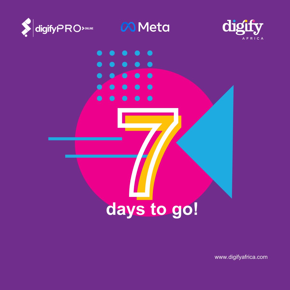 Countdown is on!🗣️ Just 7days left to grab this golden opportunity

Eligibility Criteria: 18yrs+
Kenyan matriculants
Completed High School
Interested in starting career in Digital Marketing

Here’s the link website: digifyafrica.com/digify-pro-onl…

#DigifyAfrica #jobopportunity #Nairobi