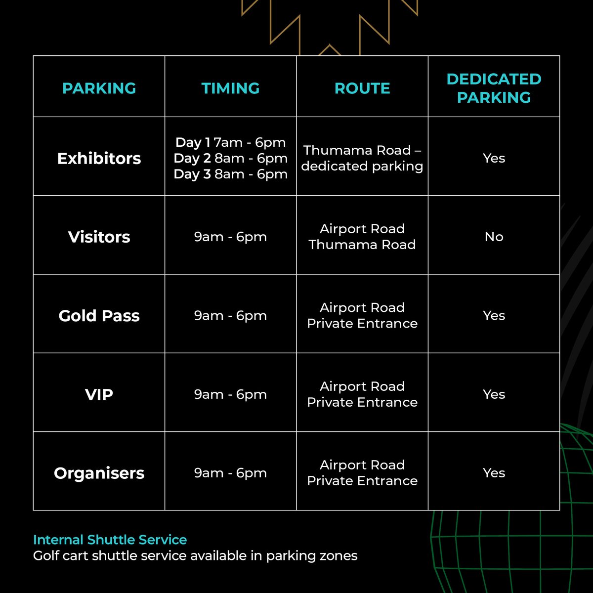 money2020_me's tweet photo. Visiting 24 Fintech by car?
Check out our essential parking guide to ensure a smooth arrival.
#24Fintech #BeyondBordersBeyondTime #ReimaginingFinancialServices
في طريقكم لزيارة مؤتمر #٢٤فنتك؟
لا تنسوا الاطلاع على دليل مواقف السيارات الأساسي لدينا، لضمان وصول سلس.
🗓 3 - 5 سبتمبر 2024
📍 مركز واجهة الرياض للمعارض والمؤتمرات
🔗 سجّل الآن
#آفاق_مالية
#إعادة_تخيل_الخدمات_المالية