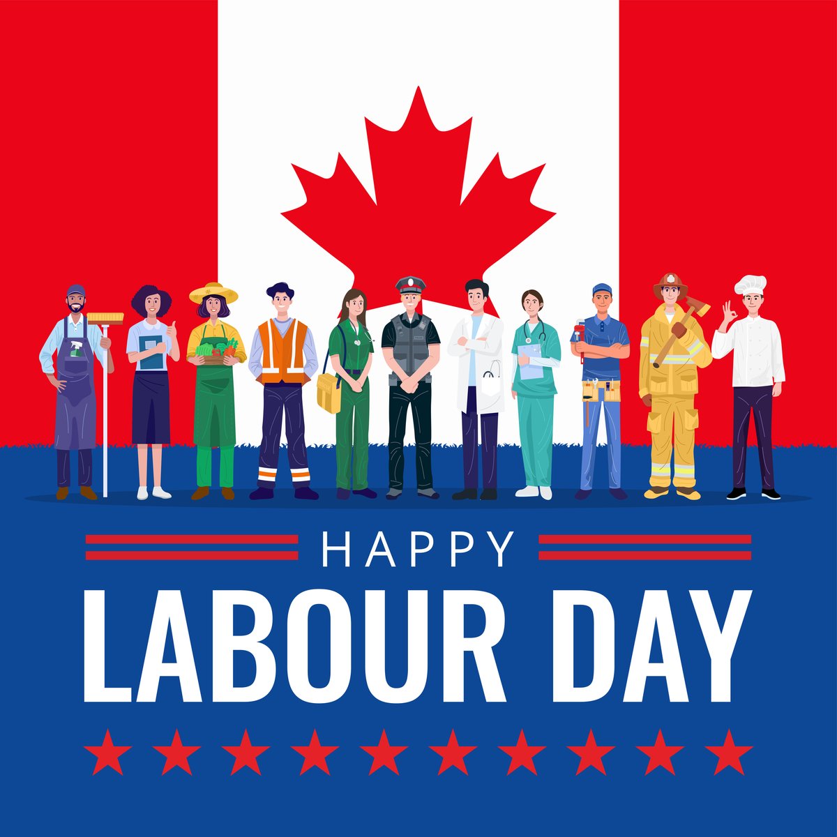 Happy Labour Day!  #TCBC #labourday