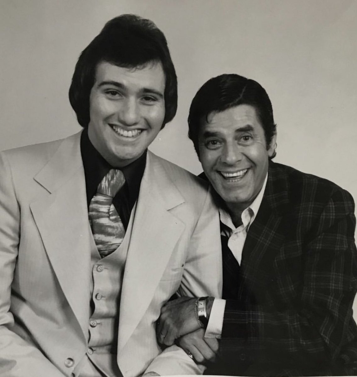 Monday Labor Day Memory; Anyone else miss the Jerry Lewis Labor Day MDA Telethon? It was a different time and it truly brought our country together. 1976 at age 20 it was my honor to meet &amp; greet with Jerry Lewis as one of his radio/TV local personalities.I’ll always treasure it.