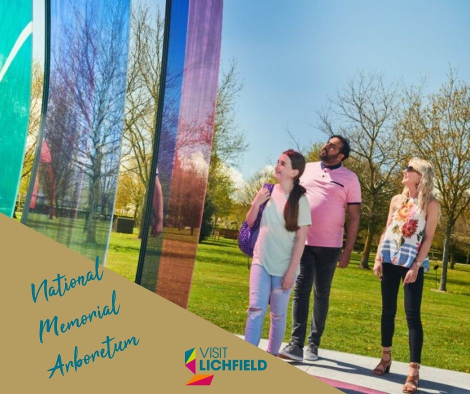 Take a walk in the National Memorial Arboretum's 150 acres of lush maturing woodland situated in the National Forest, beside the river Tame, a perfect spot to reflect and improve your wellbeing

For more: visitlichfield.co.uk/business-direc…

#VisitLichfield #LichfieldTourism