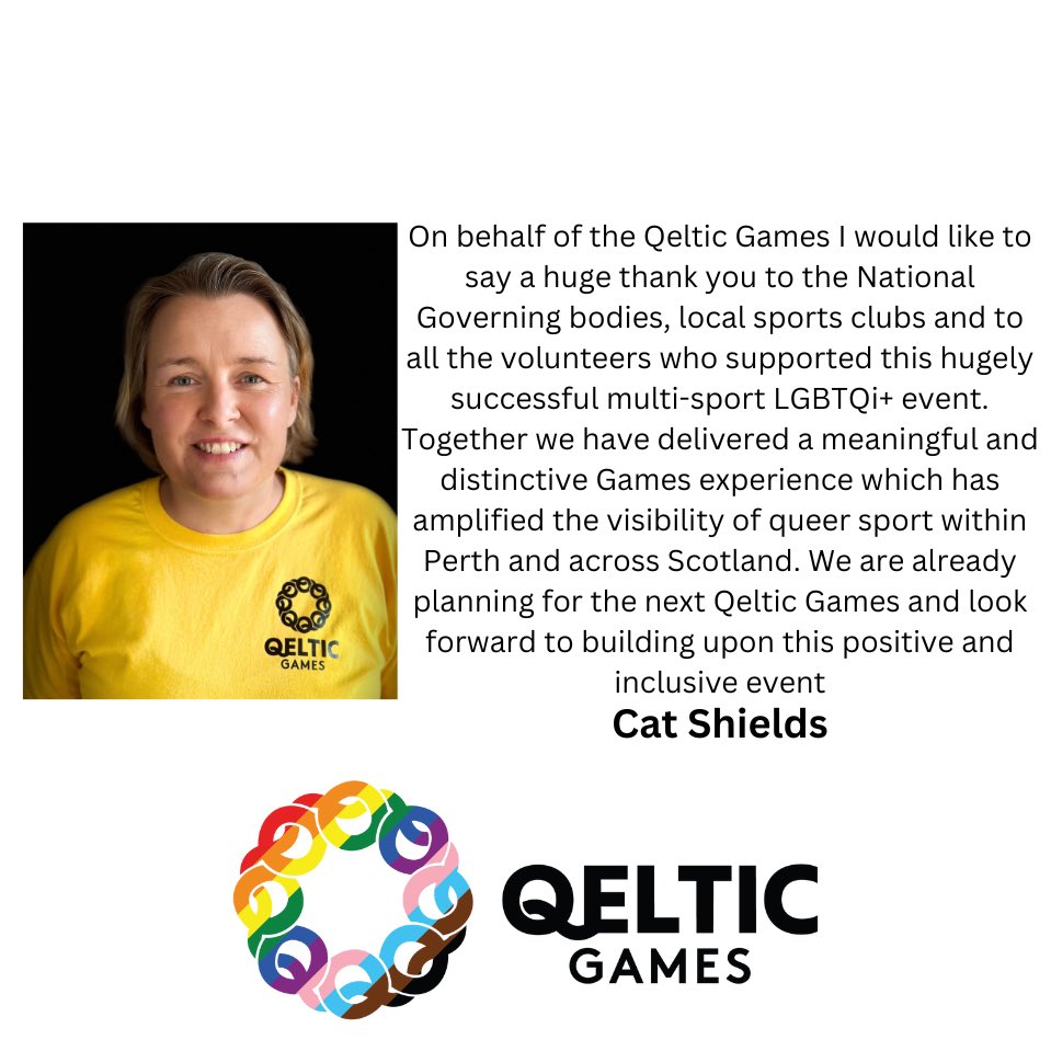 Please read our statement about the #qelticgames from Cat Shields

Please do tag us in any pictures or videos using the #qelticgames hashtag 🙌🏾